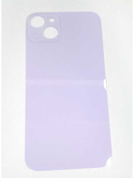 Tapa trasera o tapa bateria purpura para IPhone 14 Plus facil instalacion