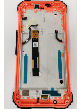 Pantalla lcd para Blackview BV7200 mas tactil negro mas marco naranja calidad premium