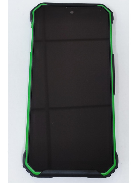 Pantalla lcd para Blackview BV7200 mas tactil negro mas marco verde calidad premium