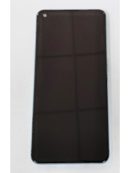 Pantalla oled para Oppo Reno 6 5G mas tactil negro mas marco azul calidad compatible hehui