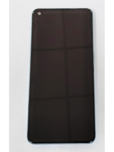 Pantalla oled para Oppo Reno 6 5G mas tactil negro mas marco azul calidad compatible hehui