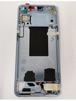 Pantalla oled para Oppo Reno 6 5G mas tactil negro mas marco azul calidad compatible hehui