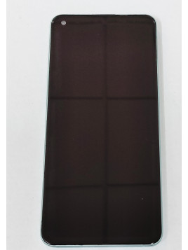 Pantalla oled para Oppo Reno 6 5G mas tactil negro mas marco verde calidad compatible hehui