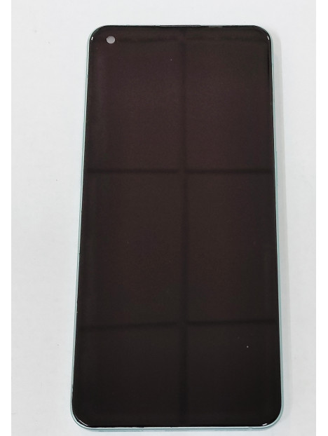 Pantalla oled para Oppo Reno 6 5G mas tactil negro mas marco verde calidad compatible hehui