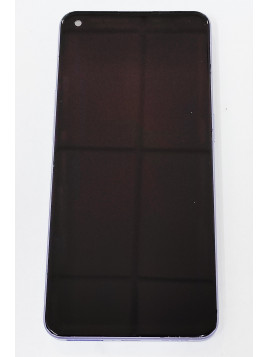 Pantalla oled para Oppo Reno 6 5G mas tactil negro mas marco purpura calidad compatible hehui