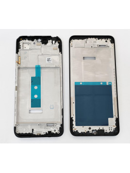 carcasa o marco frontal negro para Xiaomi POCO M4 5G calidad premium