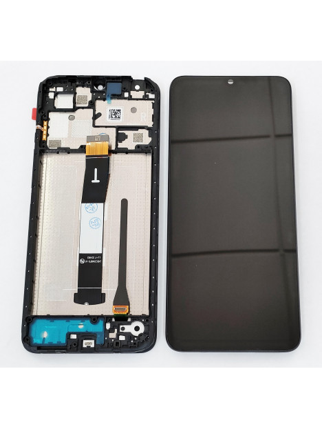 Pantalla LCD mas tactil negro para Xiaomi redmi 12c mas marco negro calidad premium