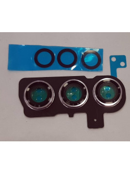 set 3 lente camara para Samsung Galaxy S23 SM-S911 mas cubierta camara morada calidad premium