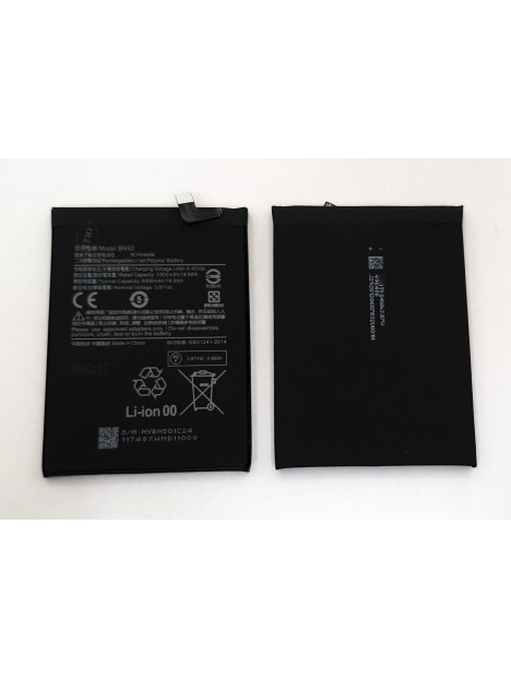 Bateria BN5D 5000mAh para Xiaomi Redmi Note 11S Poco M4 Pro Compatible