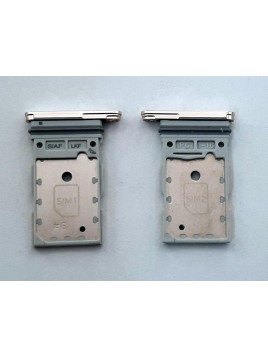 Soporte o bandeja dual sim dorada para Samsung Galaxy S23 Plus SM-S916 calidad premium