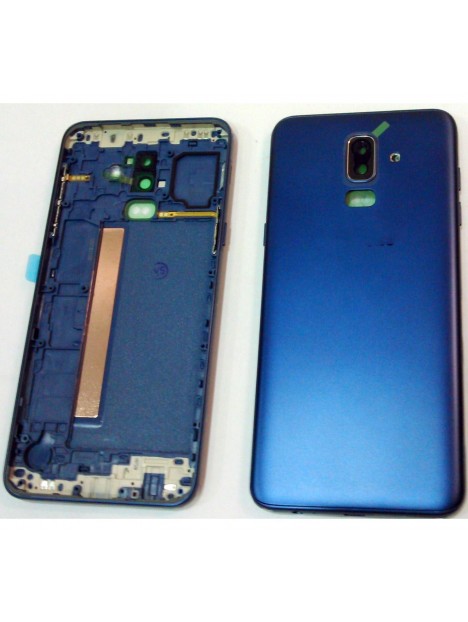 Samsung Galaxy J8 2018 J810F tapa trasera o tapa bateria azul oscuro j810ds sm-j810f sm-j810ds