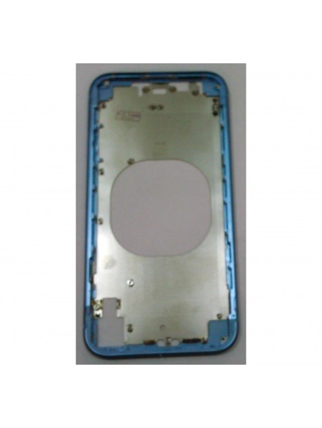 IPhone XR A2105 A2108 carcasa central o marco azul premium