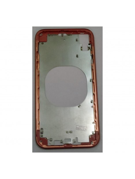IPhone XR A2105 A2108 carcasa central o marco rosa premium