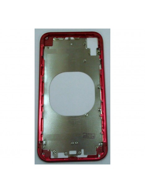 IPhone XR A2105 A2108 carcasa central o marco rojo premium