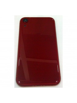 IPhone XR A2105 A2108 carcasa central o marco + tapa trasera o tapa bateria roja
