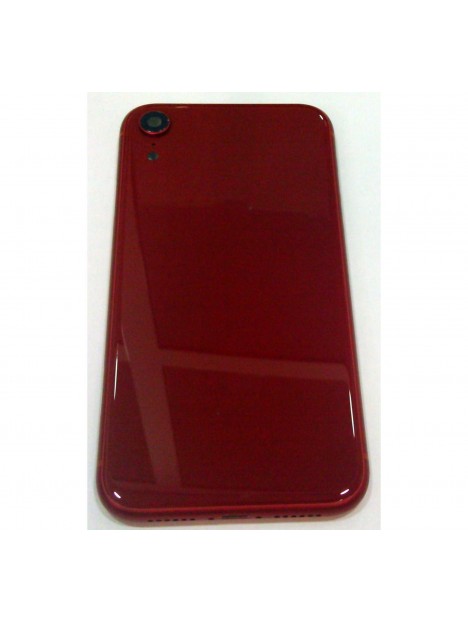IPhone XR A2105 A2108 carcasa central o marco + tapa trasera o tapa bateria roja