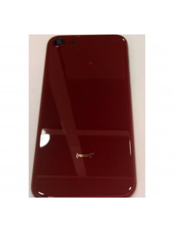 IPhone 8 A1863 A1905 A1906 carcasa central o marco + tapa trasera o tapa bateria roja