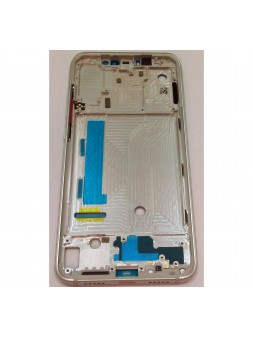 Xiaomi MI 8 MI8 carcasa central o marco plata premium