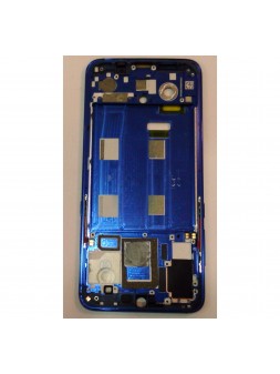 Xiaomi Mi 9 MI9 carcasa central o marco azul premium