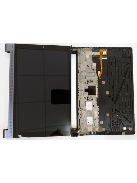 Lenovo Yoga Tab 3 Plus YT-X703F pantalla lcd + tactil negro + marco gris premium tab3 plus