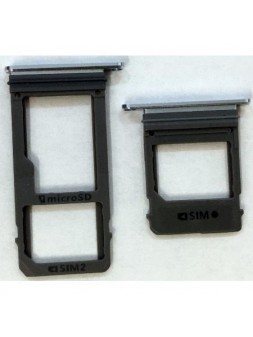 Samsung Galaxy A7 2017 A720 soportes sim y sd azul premium