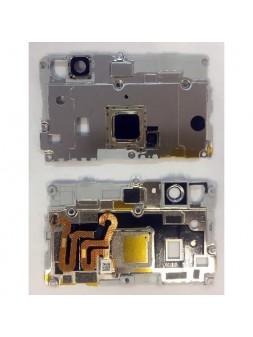 Huawei Ascend P9 Lite VNS-L21 VNS-L22 VNS-L23 VNS-L31 VNS-L53 carcasa intermedia con flex boton home negro premium