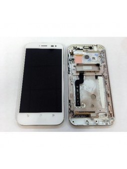 Asus ZenFone Zoom ZX551ML pantalla lcd + tactil blanco + marco premium