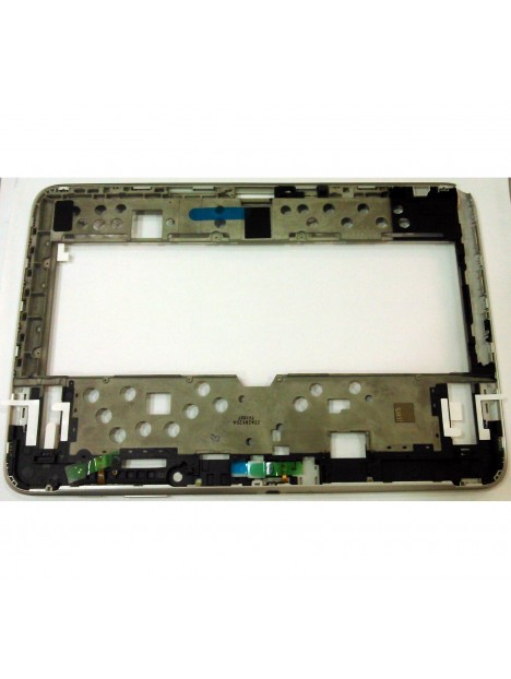 Samsung Galaxy Note 10.1 N8000 carcasa central o marco blanco premium