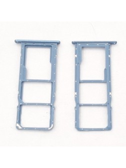 Soporte o bandeja dual sim azul para Samsung Galaxy A01 A015 A015F SM-A015 SM-A015F calidad premium