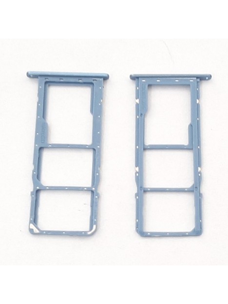 Soporte o bandeja dual sim azul para Samsung Galaxy A01 A015 A015F SM-A015 SM-A015F calidad premium