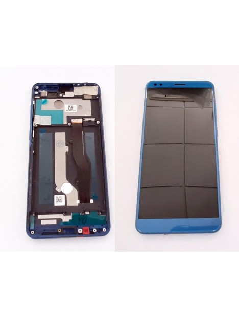 Pantalla lcd para ZTE Blade V9 mas tactil azul mas marco azul calidad premium
