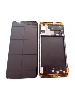 Pantalla lcd calidad OLED para Samsung Galaxy A70S A707 SM-A707 mas tactil negro mas marco negro compatible