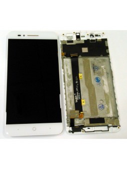 Zte Blade A610 pantalla lcd + tactil blanco + marco premium