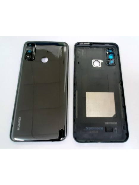Tapa trasera o tapa bateria negra para Huawei P Smart 2020 mas cristal camara