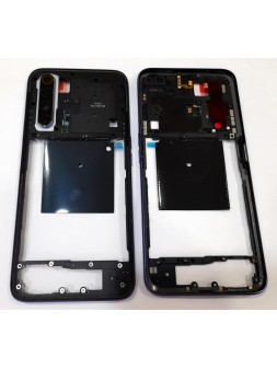 Carcasa central o marco purpura para Oppo Realme X50 calidad premium