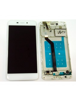 Huawei Honor V9 Play Honor 6c Pro pantalla lcd + tactil blanco + marco premium version 1 de tactil