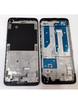 Carcasa central o marco negro para Motorola Moto G8 XT2045-1 calidad premium