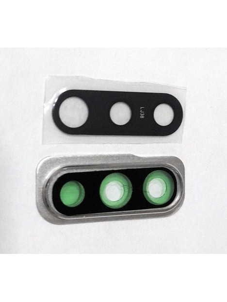 Cubierta camara plata para Samsung Galaxy A50S A507 calidad premium