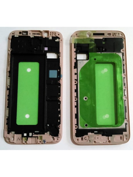 Samsung Galaxy J7 2017 J730 carcasa central o marco rosa premium