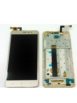 Xiaomi Redmi Note 3 Pro (version europea) pantalla lcd + tactil dorado + marco premium
