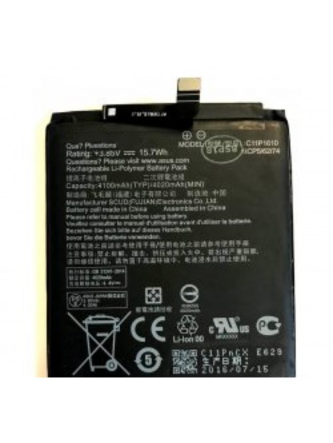 Batería Premium Asus C11P1610 ZB550TL ZenFone 4 MAX 4100mAh Li-Pol