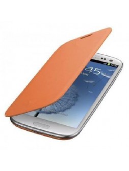 Samsung Galaxy S4 I9500 I9505 Flip cover naranja