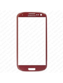 Samsung Galaxy S3 I9300 Cristal rojo gorilla glass premium