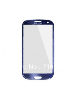 Samsung Galaxy S3 I9300 Cristal azul gorilla glass premium