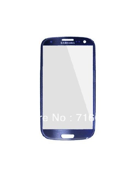 Samsung Galaxy S3 I9300 Cristal azul gorilla glass premium