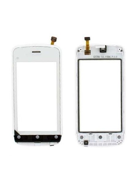 Nokia C5-03 C5-06 táctil blanca + marco premium
