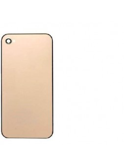 iPhone 4s cristal trasero rosa-dorado