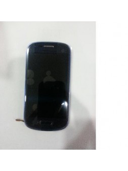 Samsung Galaxy I8190 S3 Mini azul lcd+táctil frontal premont