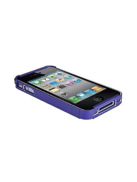 Protector metalico lila para iPhone 4 y 4S 28014J
