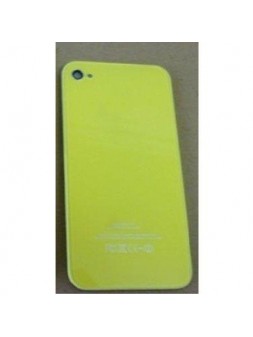 iPhone 4s cristal trasero amarillo